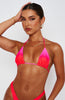 Golden Hour Bikini Top Strawberry Ombre