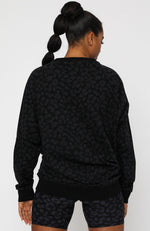 Team Camo Oversized Sweater Midnight Camo