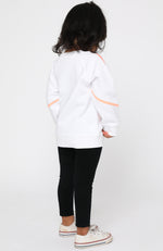 Mini Team A Sweater White