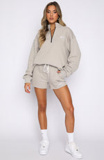 You Know You Got It Lounge Shorts Taupe