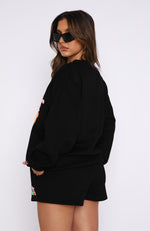 Best Is Yet To Come Oversized Sweater Black