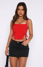 Some Like It Hot Bustier Red