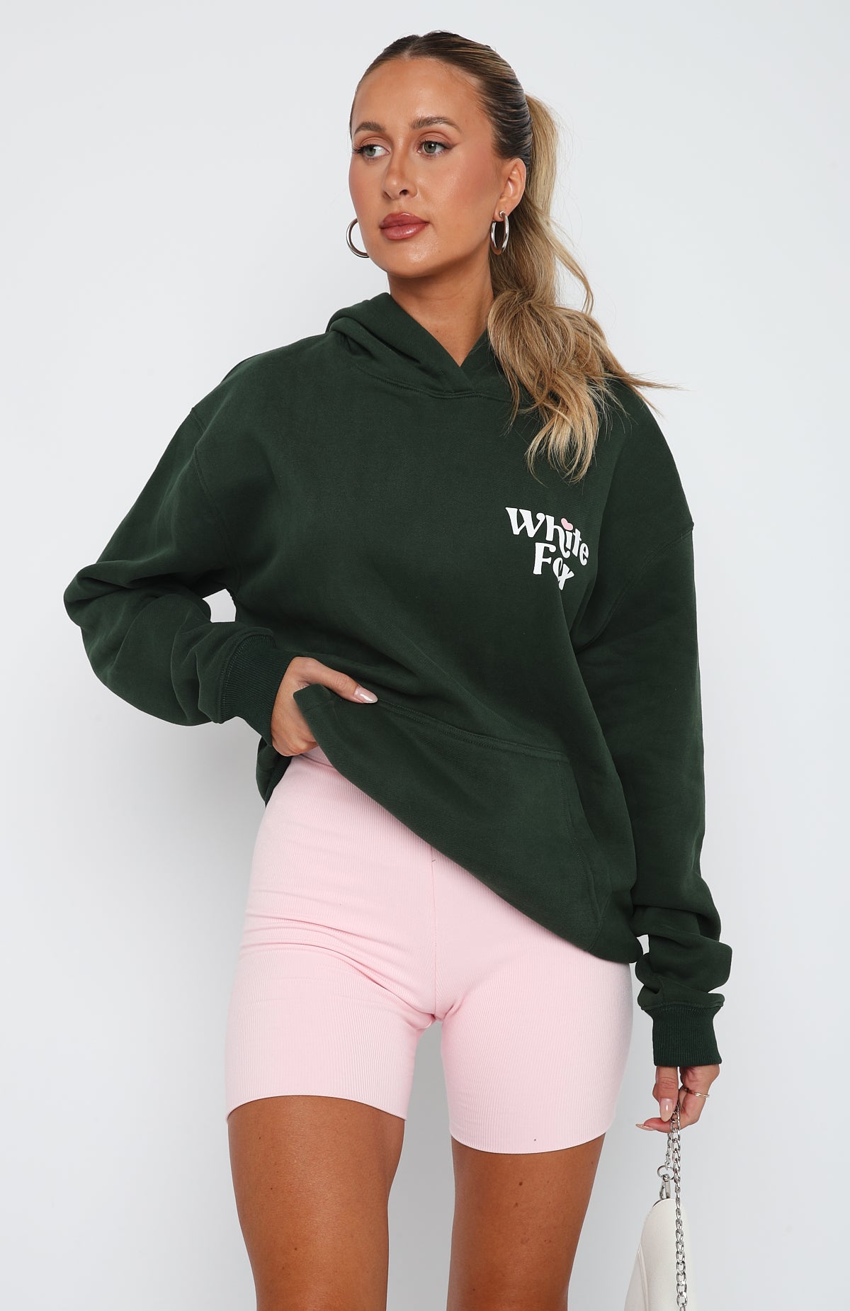 All You Need Is Love Hoodie Forest Green | White Fox Boutique US