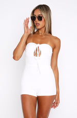 Finer Things Playsuit White