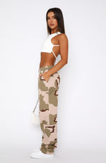 Out To Play Pants Beige Camo