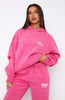 The Main Season Oversized Hoodie Hot Pink