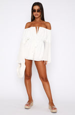 Another Night Playsuit White
