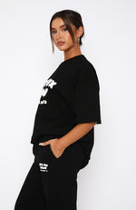 The Main Season Oversized Tee Black