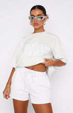 Sports Edition Oversized Tee Grey Marle