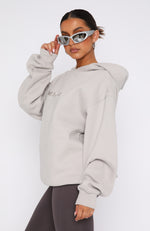 Stay Lifted Oversized Hoodie Moon