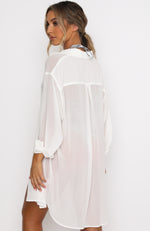 Over The Top Oversized Shirt White