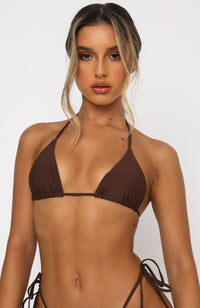Golden Hour Bikini Top Malibu Blue