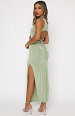 Easy Does It Maxi Dress Sage