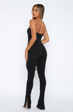 Unspoken Desire Jumpsuit Black