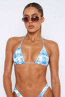 Golden Hour Bikini Top Cerulean