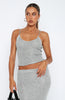 Love Galore Sequin Knit Top Grey