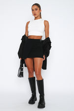 Weekend Plans Mini Skirt Black