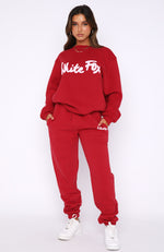 All Time Favourite Sweatpants Red