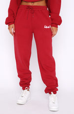 All Time Favourite Sweatpants Red