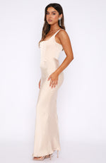 I Wanna Be Yours Maxi Dress Champagne