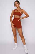 Sahara Seamless Sports Bra Burnt Clay