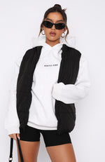 Outside The Lines Puffer Vest Black