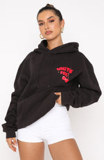 Don't Waste Time Hoodie Charcoal