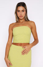 Down To Business Crop Top Matcha