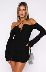 Rock That Body Long Sleeve Mini Dress Black