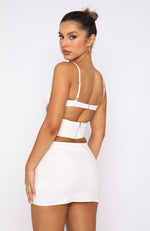 Matter Of Time Bustier White