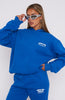 The Main Season Oversized Hoodie Electric Blue