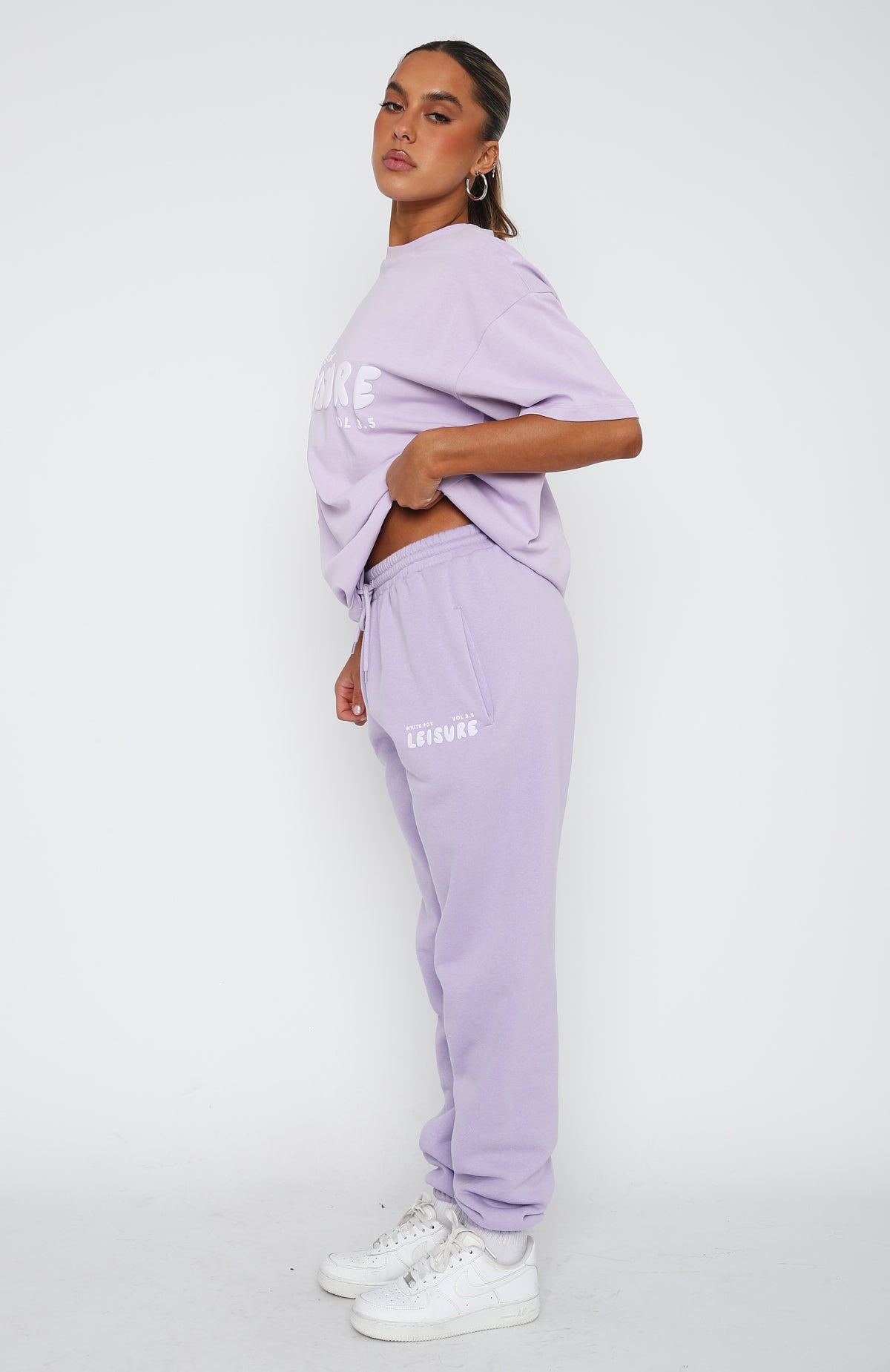 Leisure Series Sweatpants Lavender | White Fox Boutique US