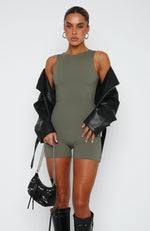 Live Freely Playsuit Olive