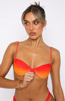 More Than A Dream Bikini Top Sunset Ombre