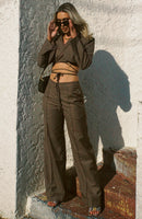 Belmont Bottoms Lemoncello Stripe