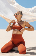 Sahara Seamless Sports Bra Burnt Clay