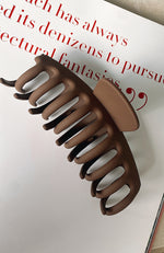 Asia Hair Clip Chocolate