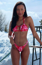 Belmont Bottoms Rose Et Rouge Print