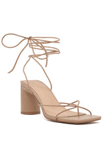 Iva Strappy Heels Nude