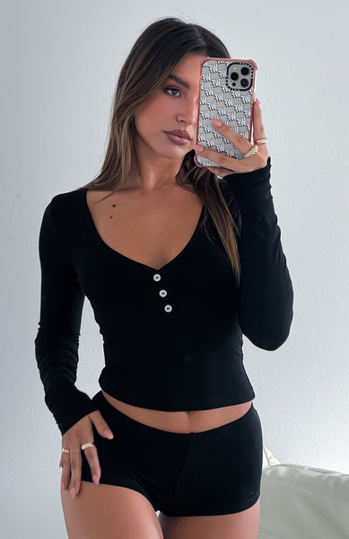 Talk Pyjama Set Charcoal
