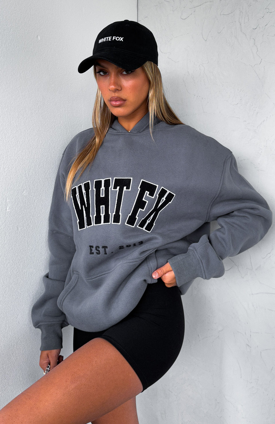 Give It Away Oversized Hoodie Charcoal | White Fox Boutique US