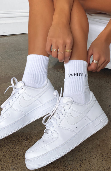 Good To Go Socks White | White Fox Boutique US
