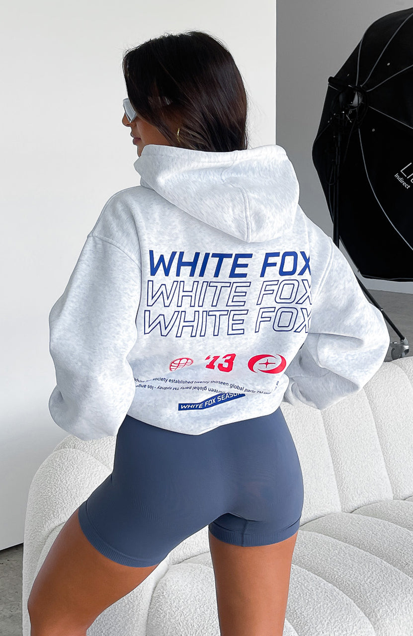 In Transit Oversized Hoodie Grey Marle | White Fox Boutique US