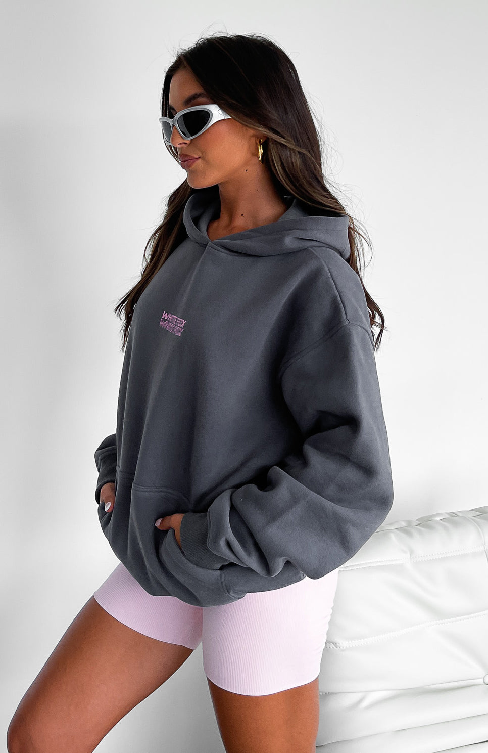 In Transit Oversized Hoodie Volcanic | White Fox Boutique US