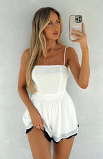 Share The Invite Playsuit White