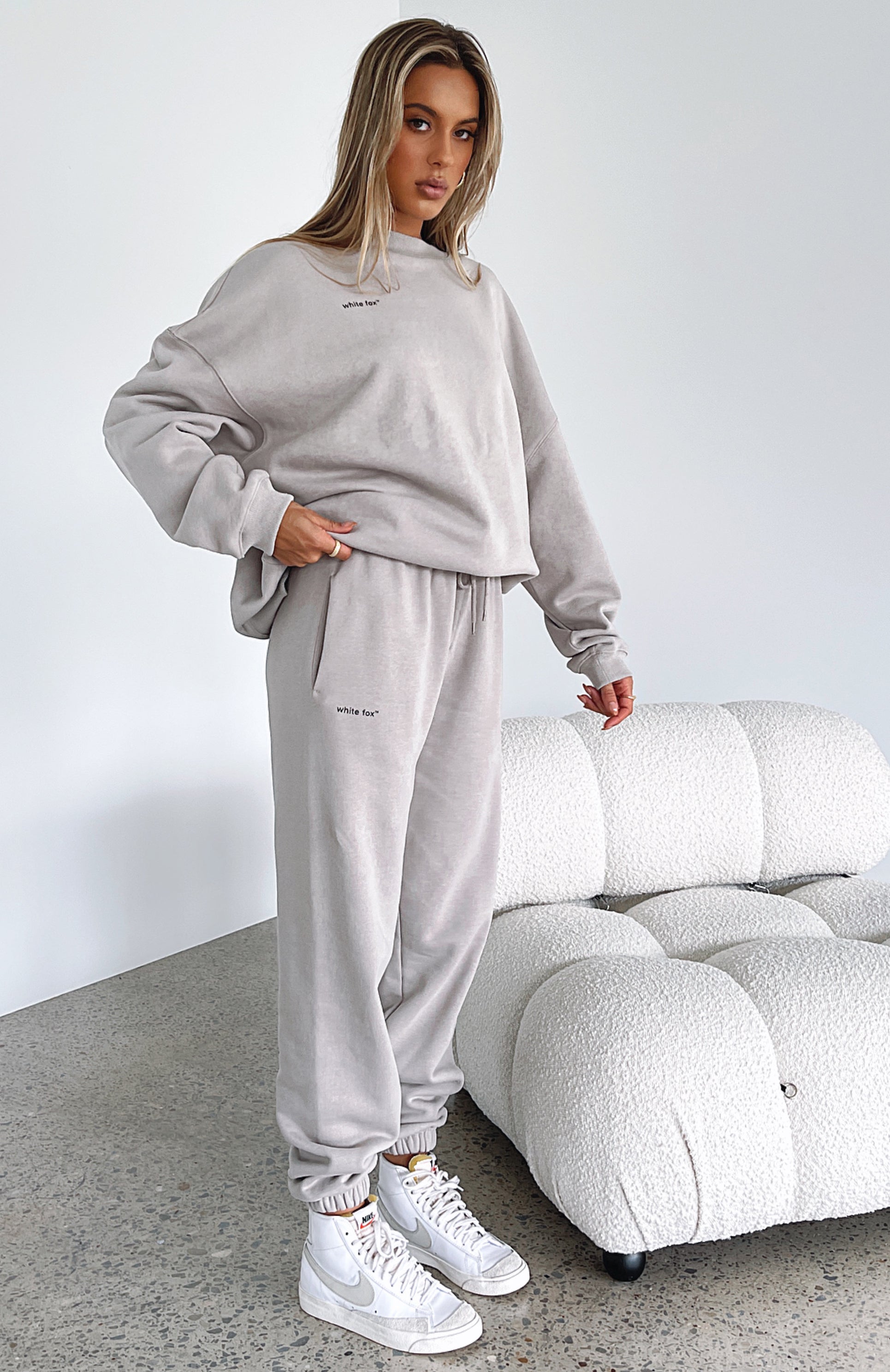 Not An Issue Sweatpants Mushroom | White Fox Boutique US