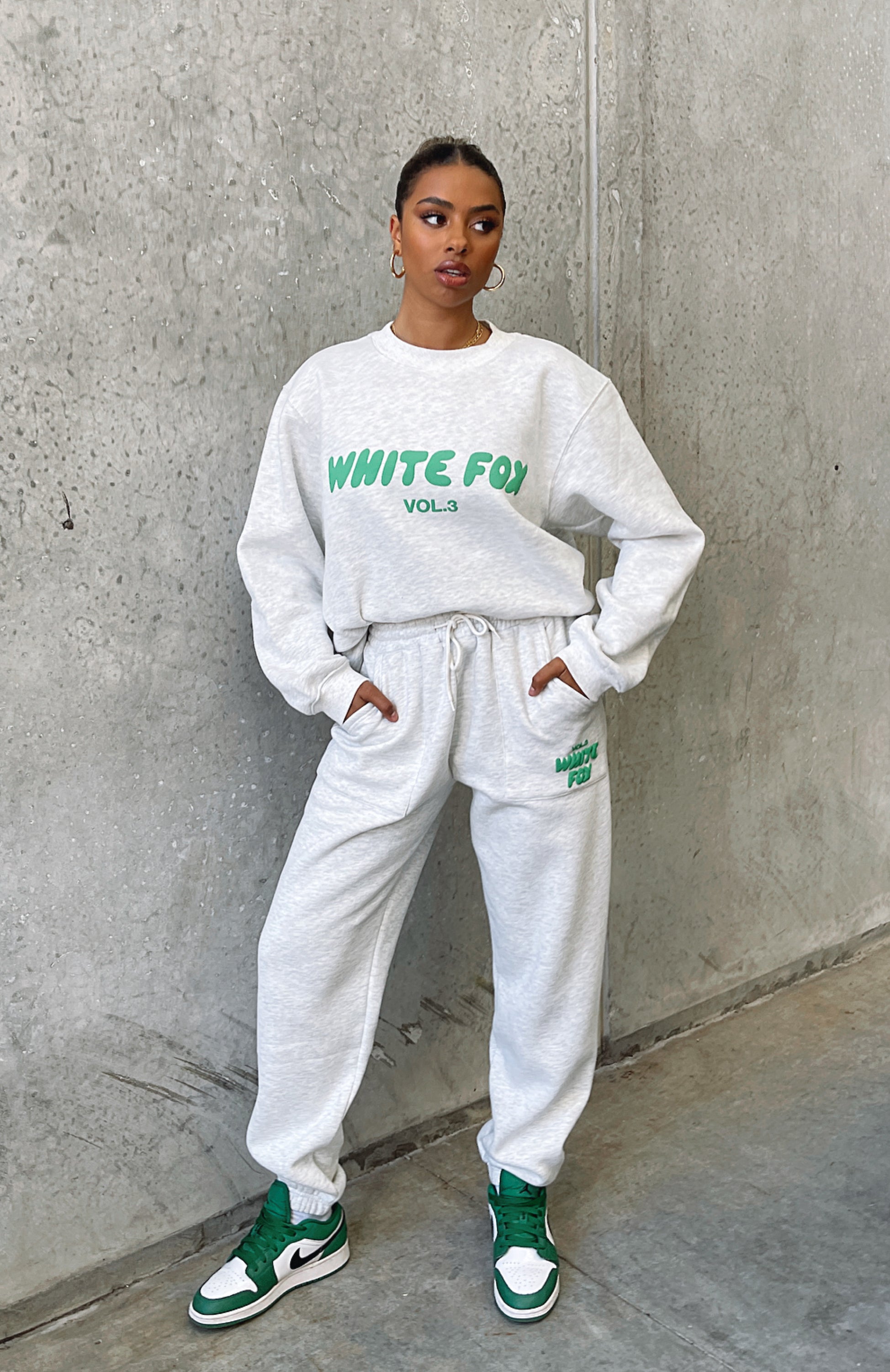 Offstage Sweatpants Glacier Grey | White Fox Boutique US