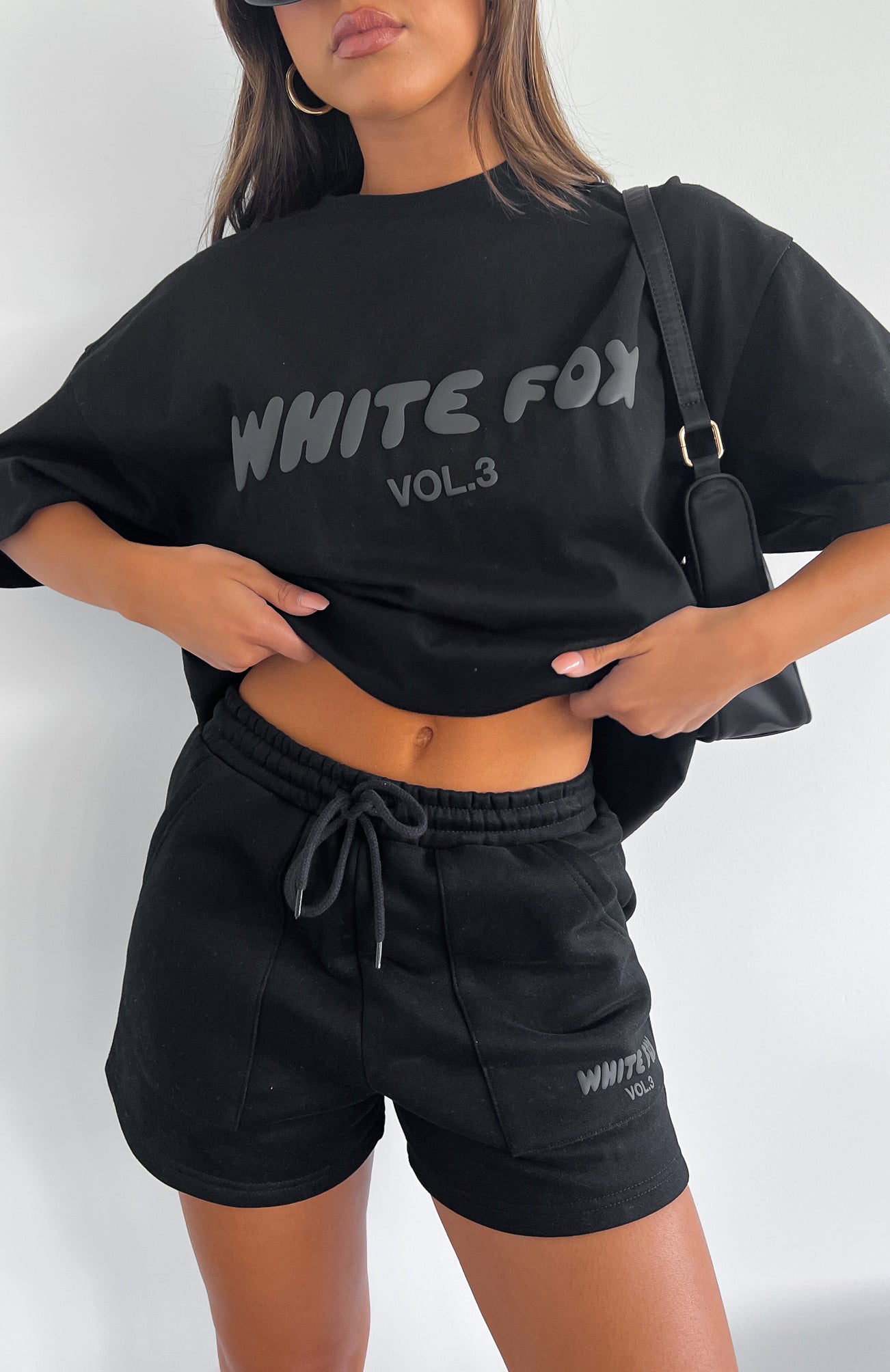 Offstage Lounge Shorts Onyx | White Fox Boutique US