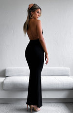 Outta My Head Maxi Dress Black