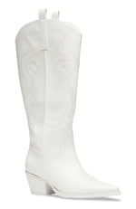 Western Cowboy Boots White